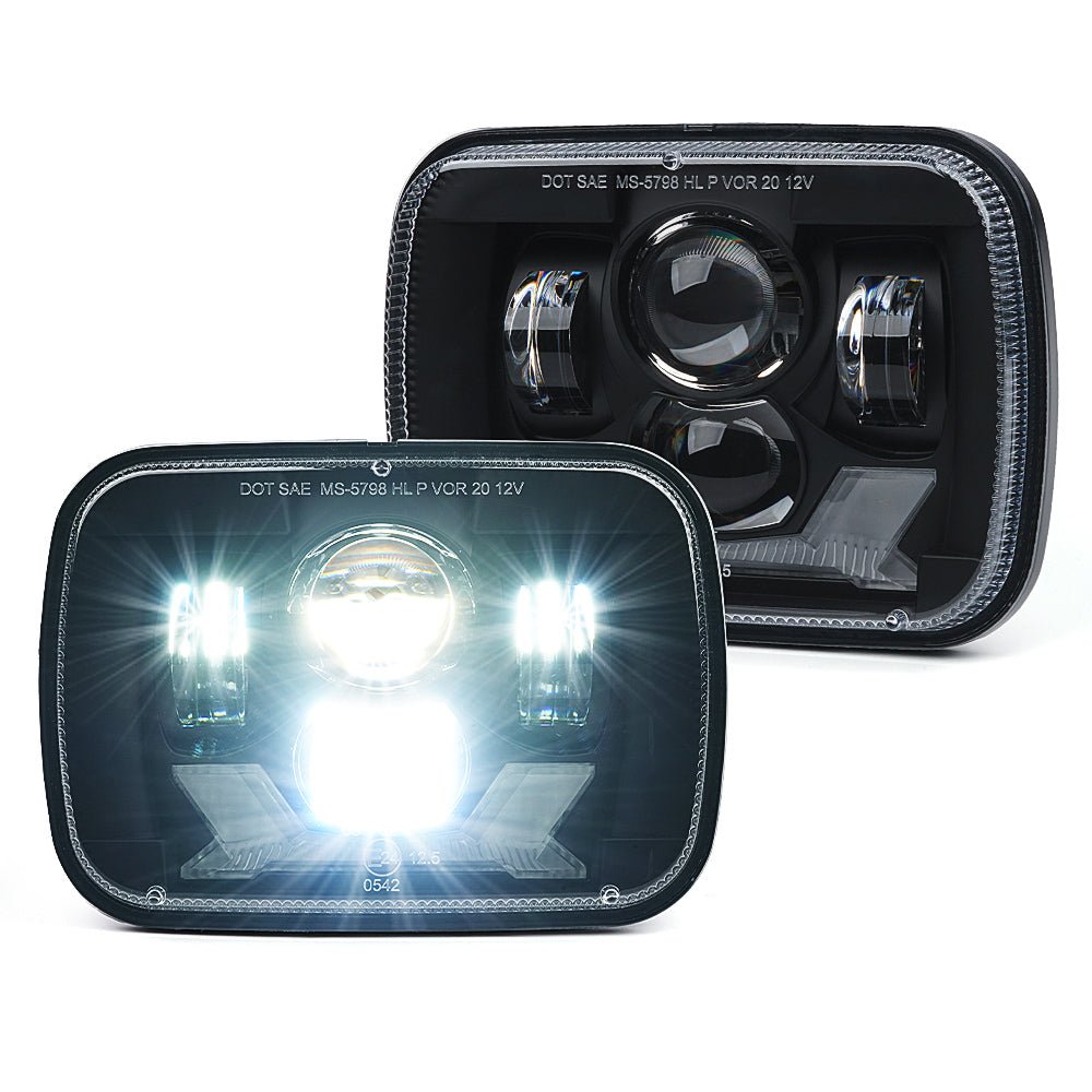 5X7 LED Headlight with High/Low Beam