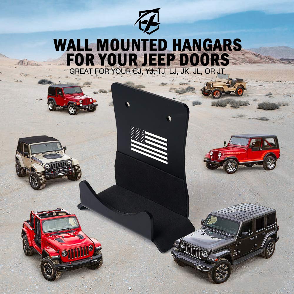 Wall Mount Storage Door Hangers for Jeep