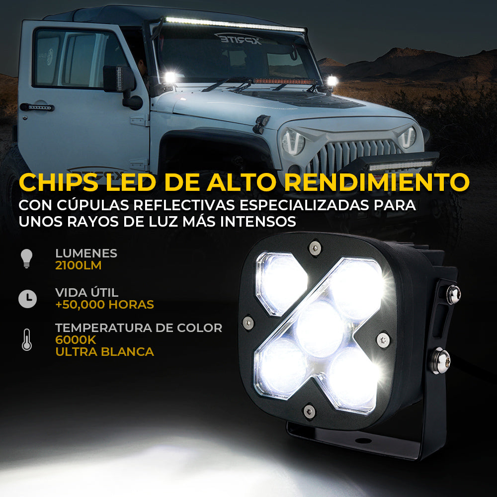 3" LED Light Pods | X-Beam Series