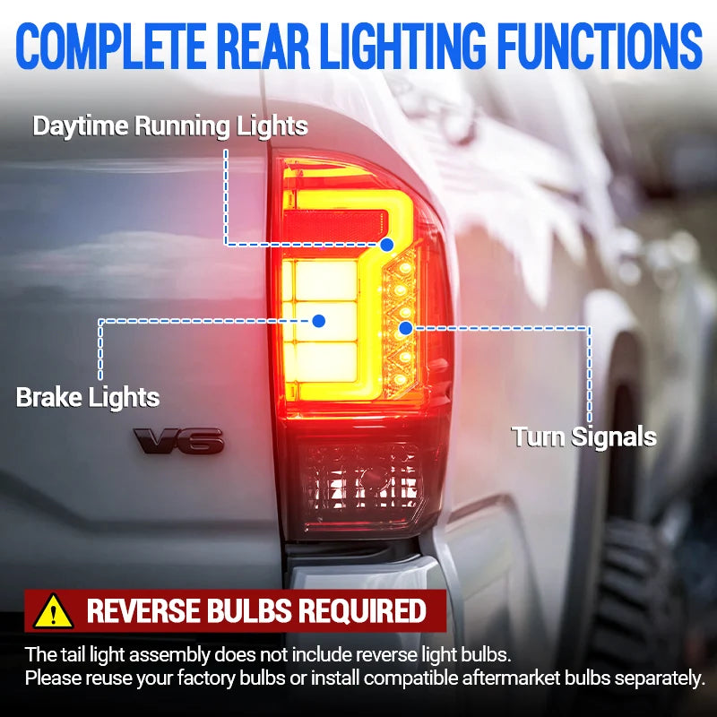 LED Tail Lights Assembly for 2016-2023 Toyota Tacoma