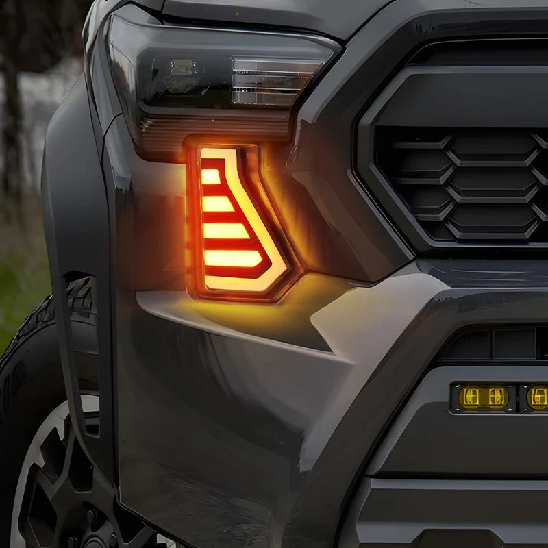 2024–2026 Tacoma Fang Lights with White DRL & Amber Sequential Signals