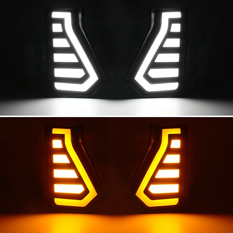 2024–2026 Tacoma Fang Lights with White DRL & Amber Sequential Signals