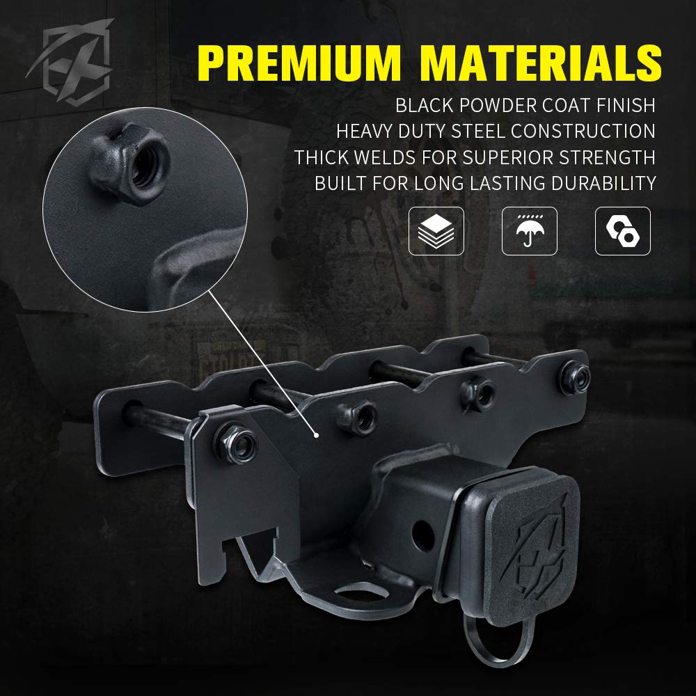 Tow Hitch for 2018-2025 Jeep Wrangler JL JLU 2 Door & 4 Door