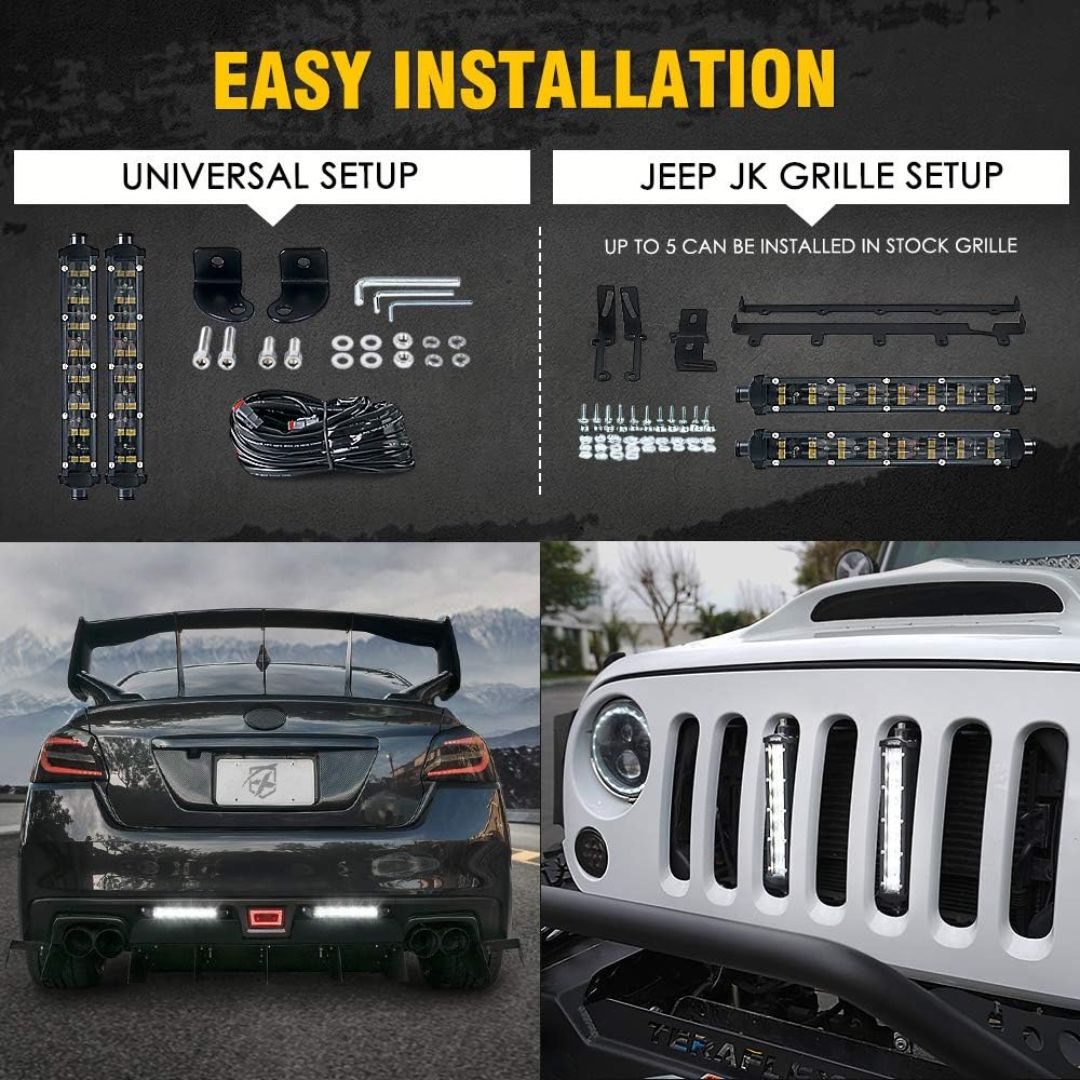 10" Dual LED Light Bar Kit