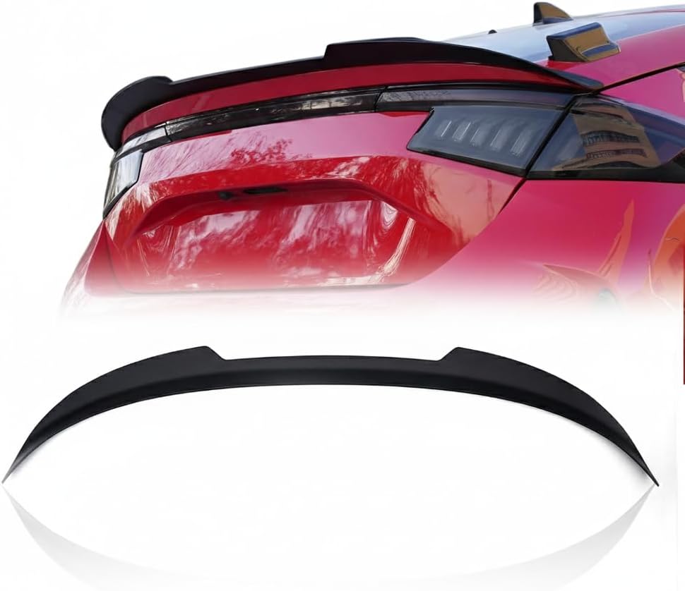 Xprite Matte Black Spoiler Compatible with Honda Civic Hatchback 2021-2026 11th Gen