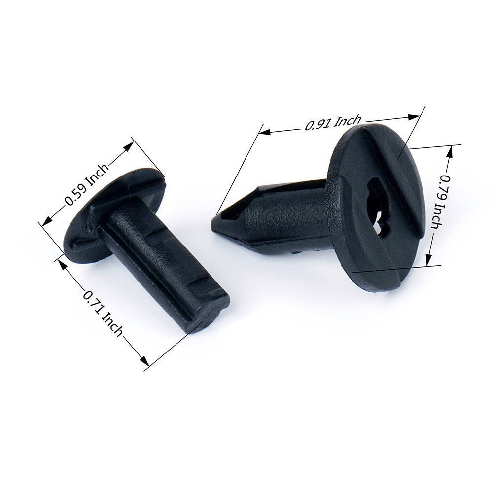 Xprite Grille Fastener Rivet Clips Push Pin Retainer Compatible with 2007-2018 Jeep Wrangler JK