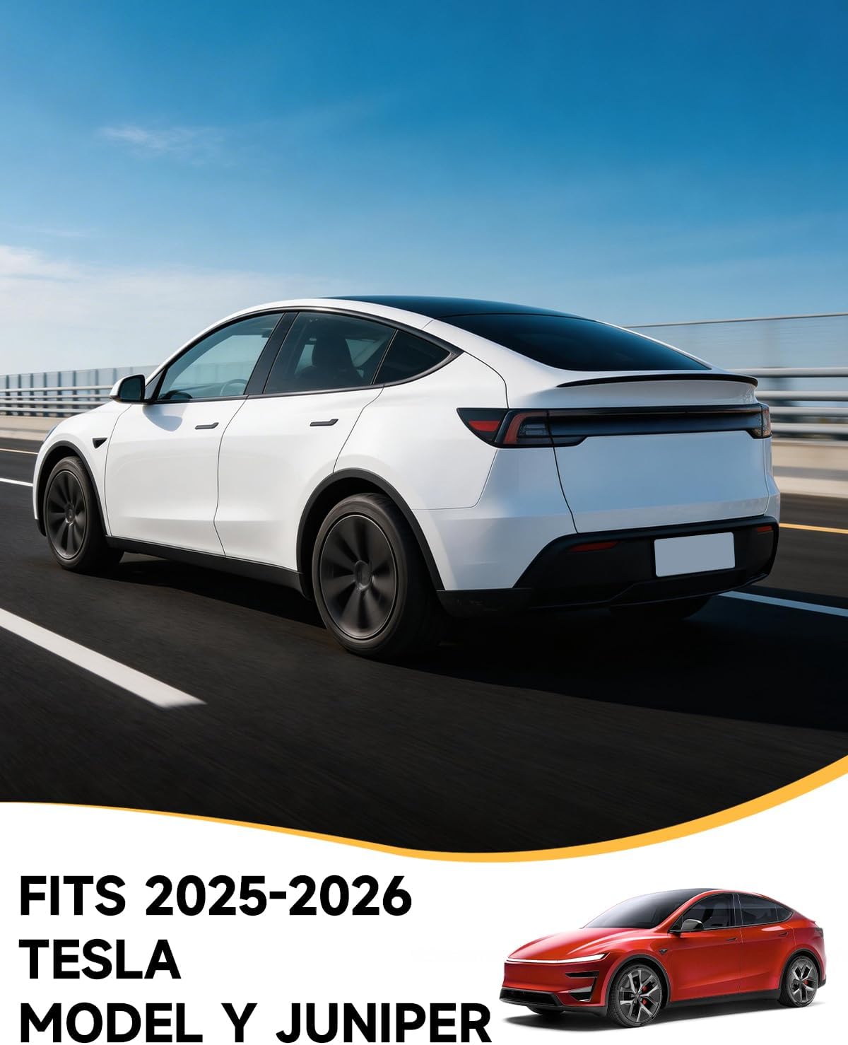 Xprite Rear Spoiler Compatible with Tesla Model Y Juniper 2025-2026