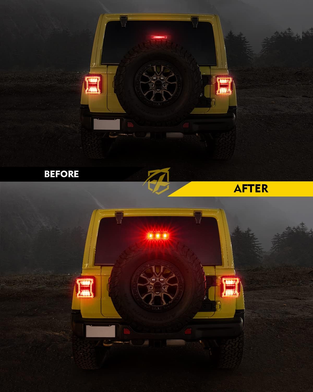 LED Third Brake Light for 2018+ Jeep Wrangler JL