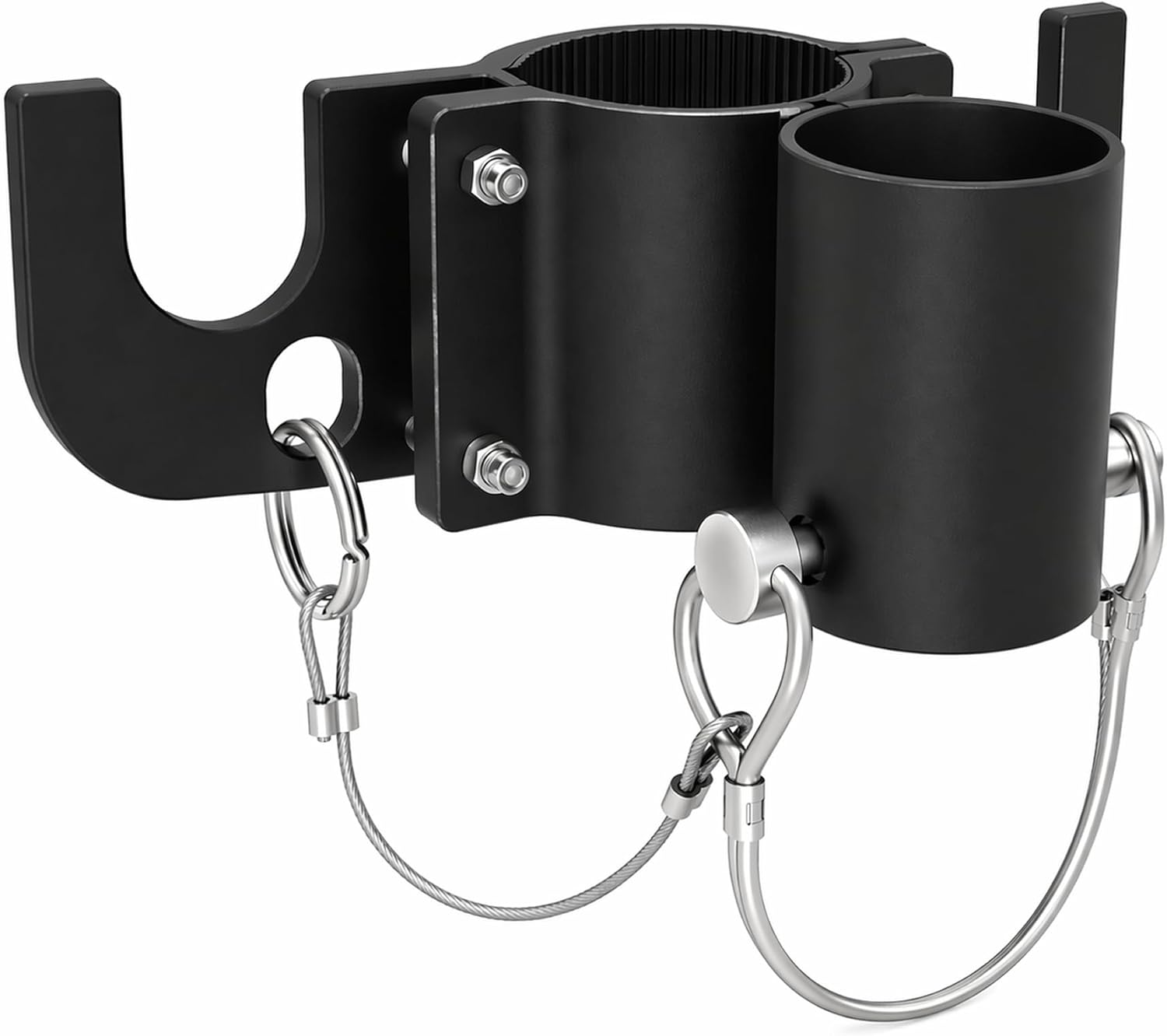 Xprite Heavy Duty Aluminum Trailer Towing Organizer with 7-Way Plug Holder
