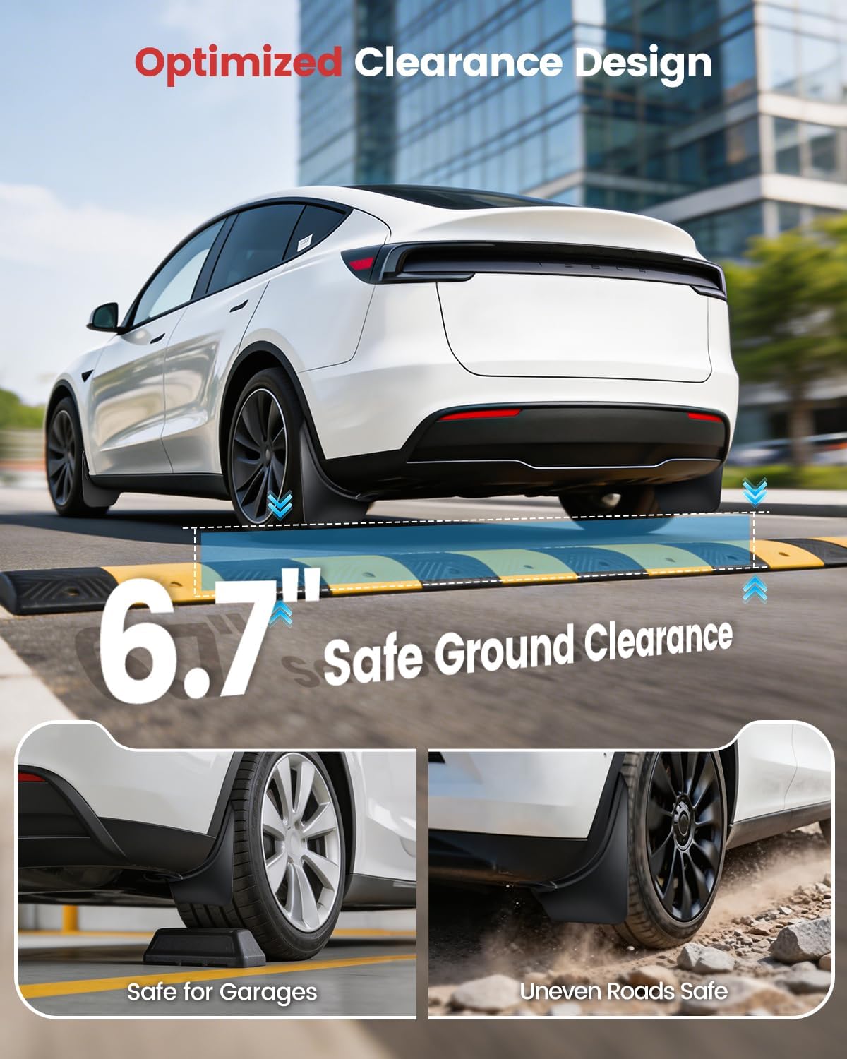 Tesla Model Y Juniper Splash Guards | No Drill Mud Flaps