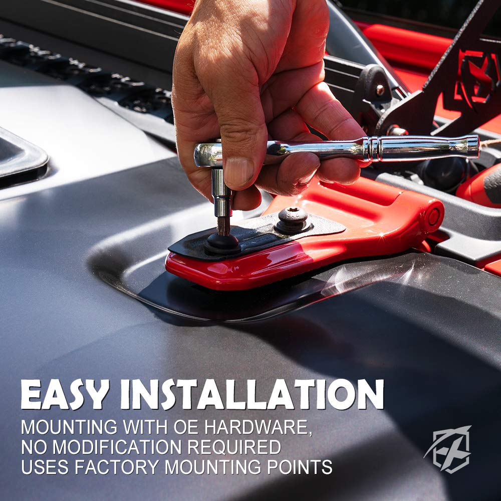 Jeep Wrangler JL & Gladiator JT Replacement Hood with Functional Air vents | Unleash Series