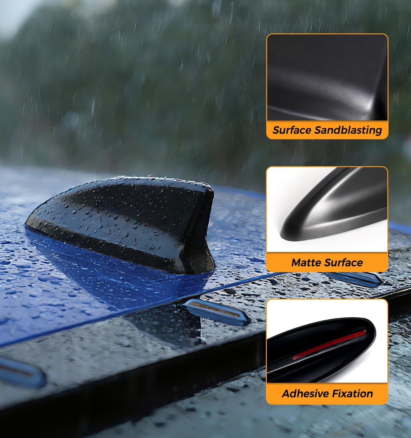 Xprite Shark Fin Antenna Cover for Honda Civic 2022-2026