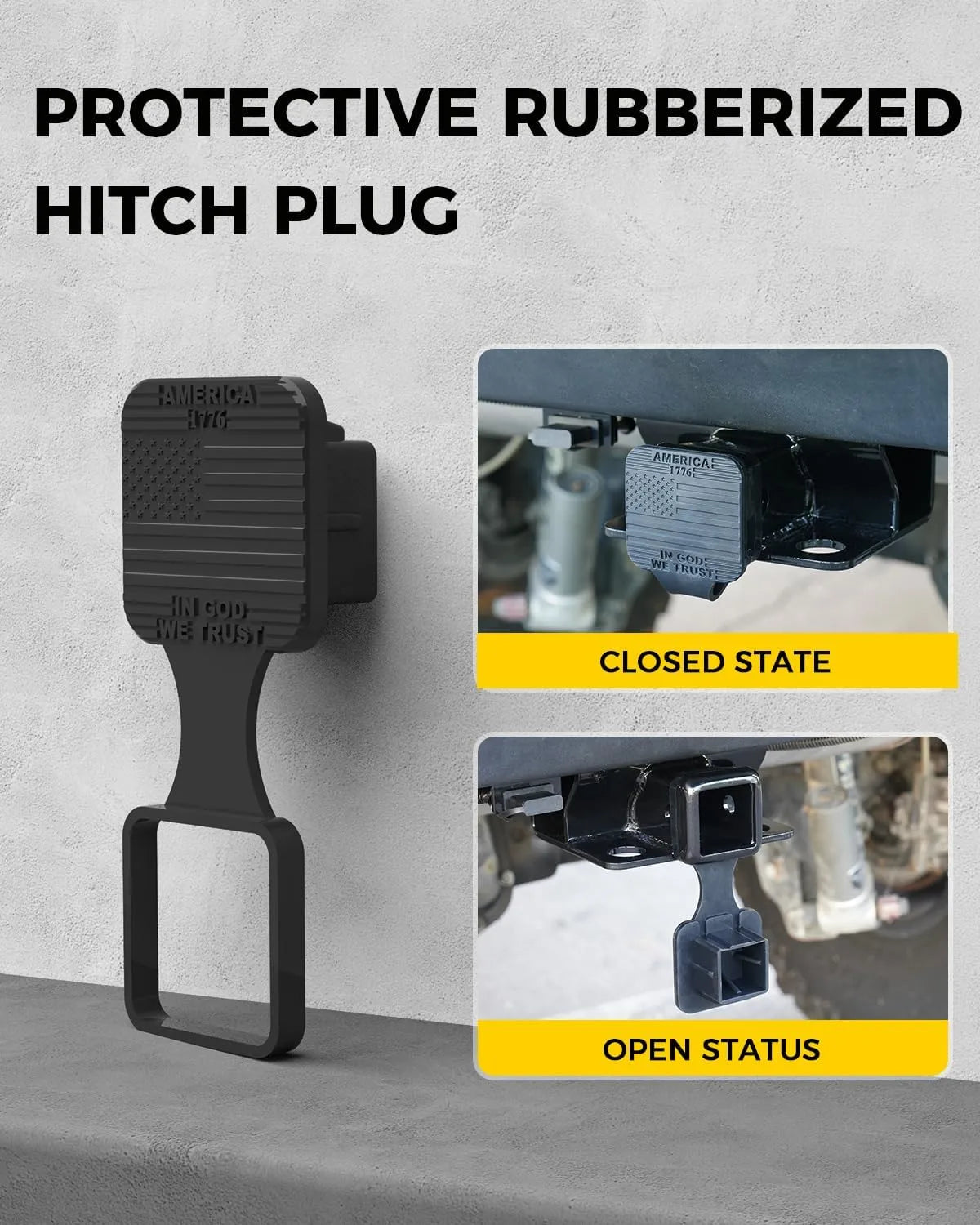Tow Hitch for 2007-2018 Jeep Wrangler JK JKU 2 Door & 4 Door Unlimited