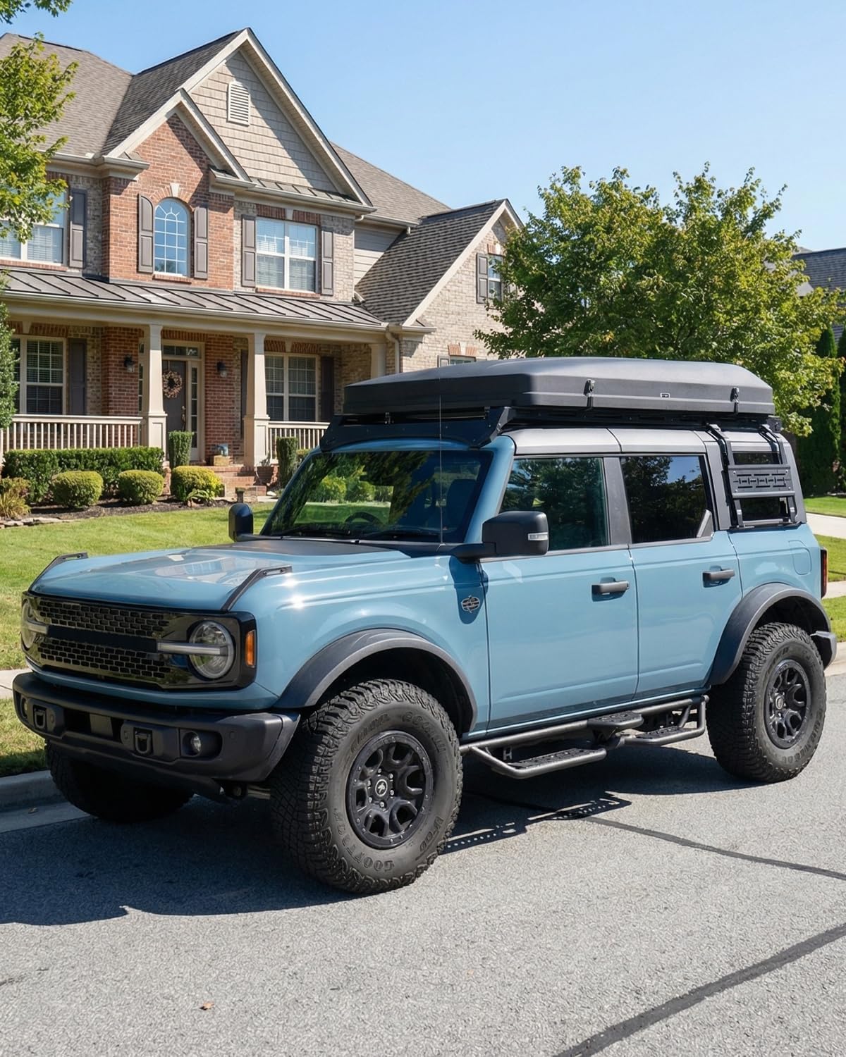 Xprite Running Boards for 2021-2026 Ford Bronco 4-Door – Heavy Duty Side Steps Nerf Bars