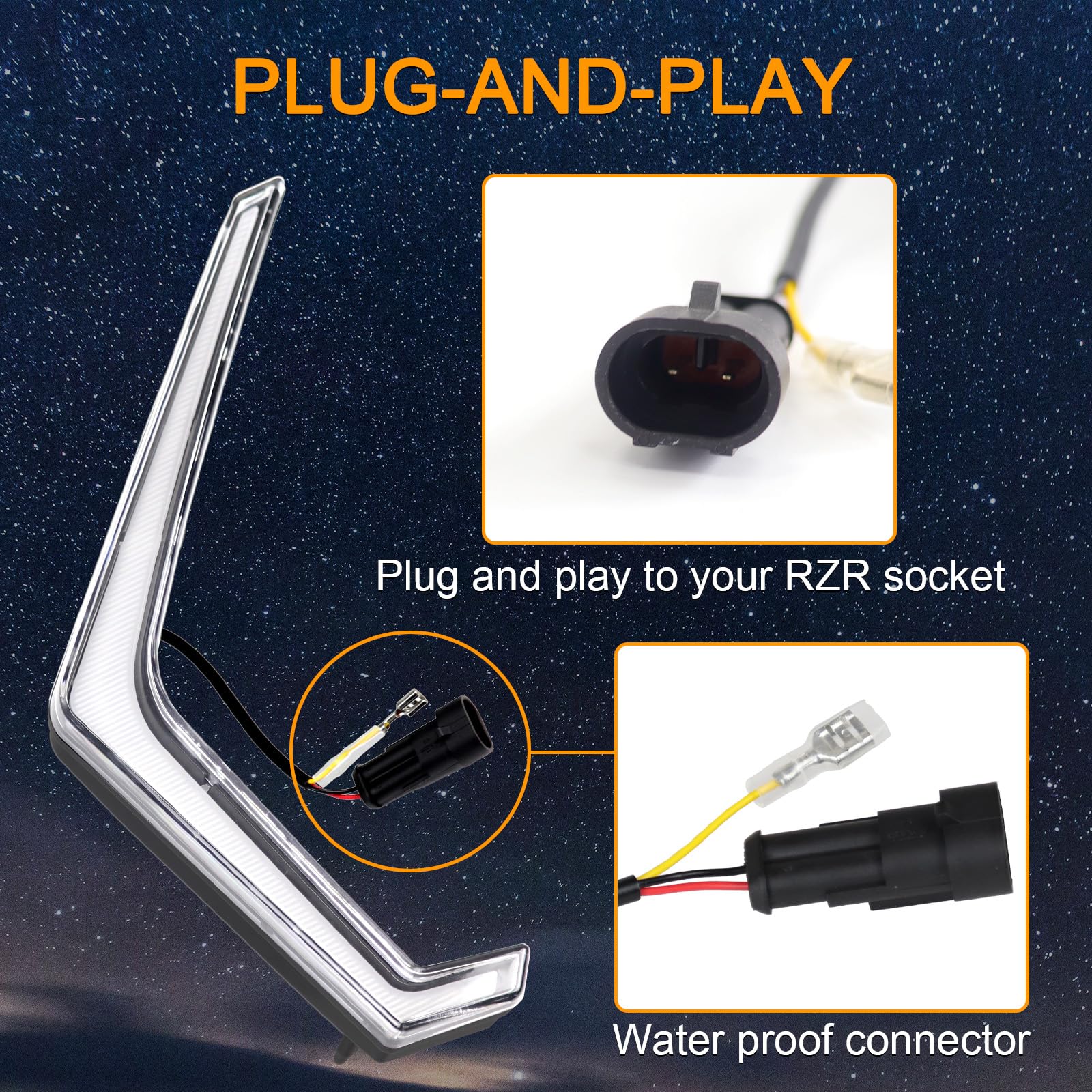 RGB Accent Lights for Polaris RZR XP 1000 XP Turbo 2019-2023