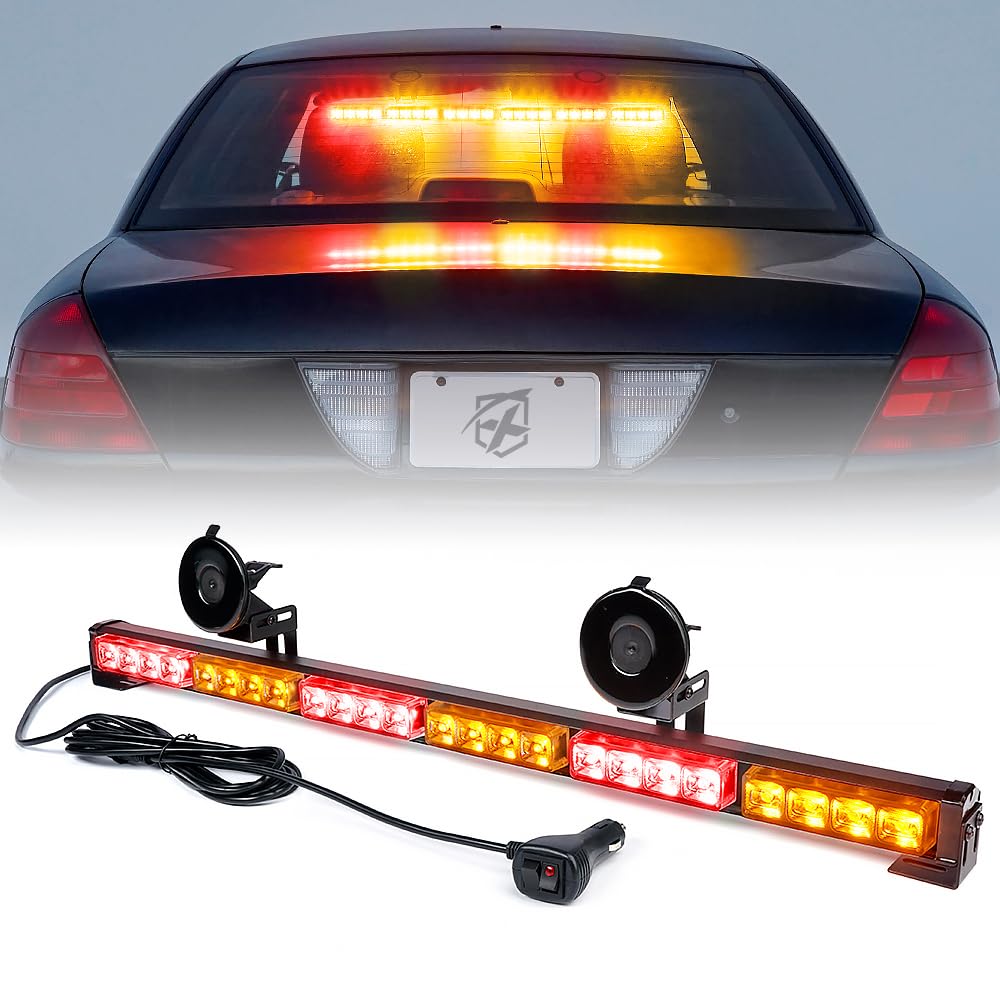 26"  LED Traffic Advisor Strobe Light Bar | Controller 6 Series