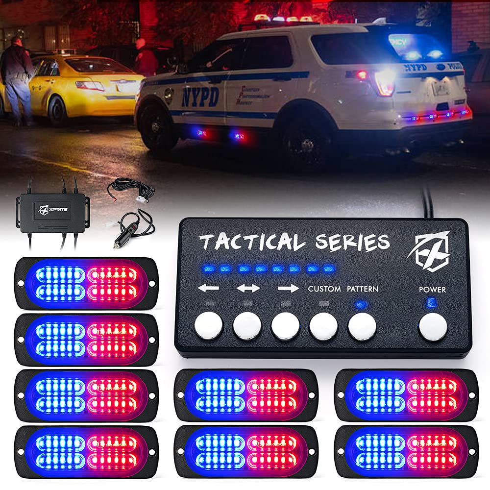 Grille and Surface Mount Light - Set of 8 | Tactical 24 Series