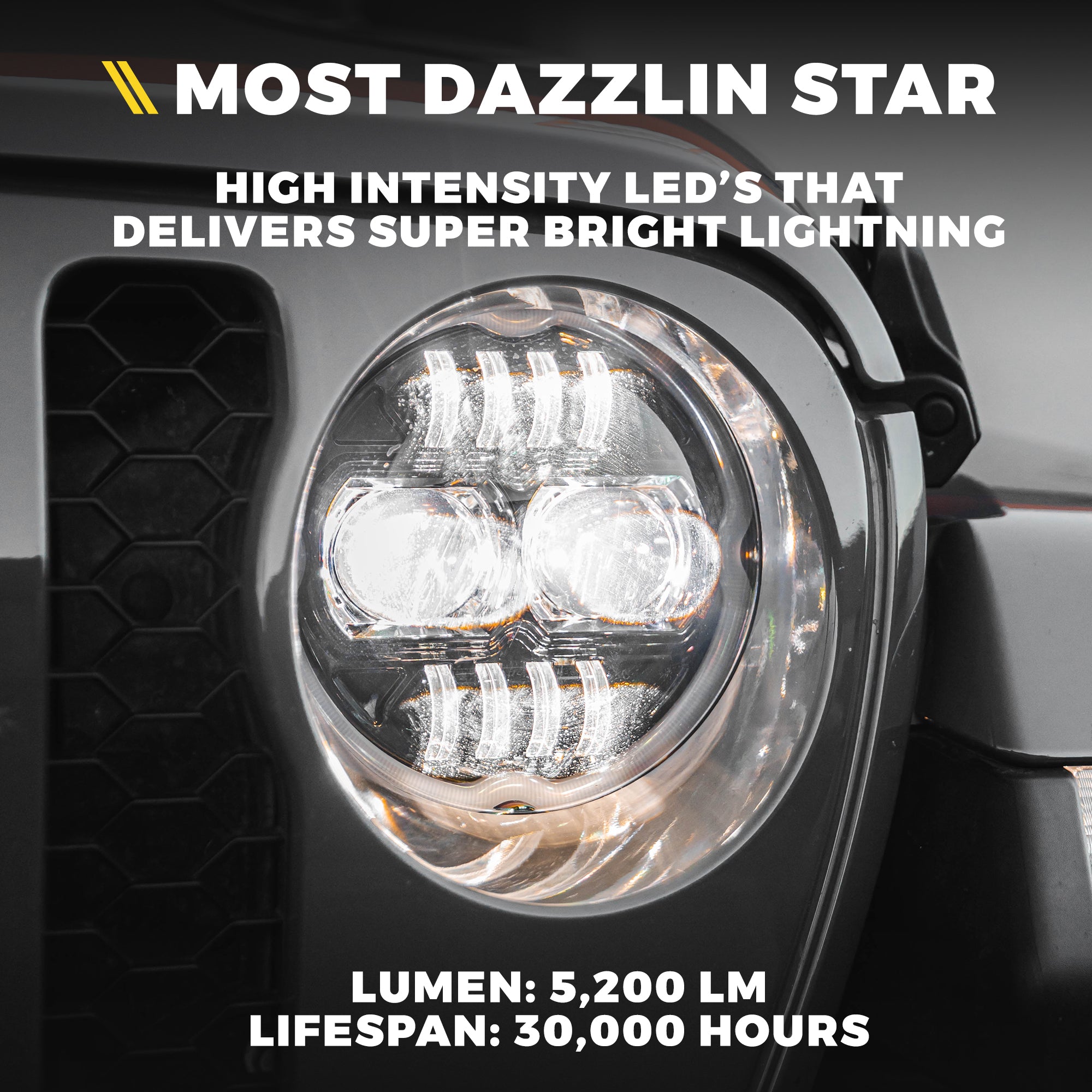 9" Halo Headlights for 2018-2024 Jeep Wrangler & 2020-2024 Gladiator