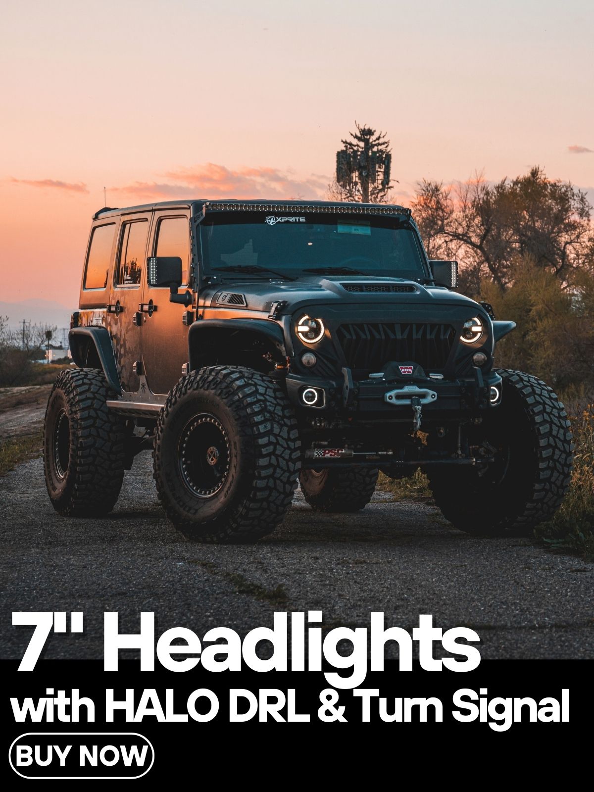 Xprite Jeep Lights, Off-Road LED Lights & Emergency Strobe Lights