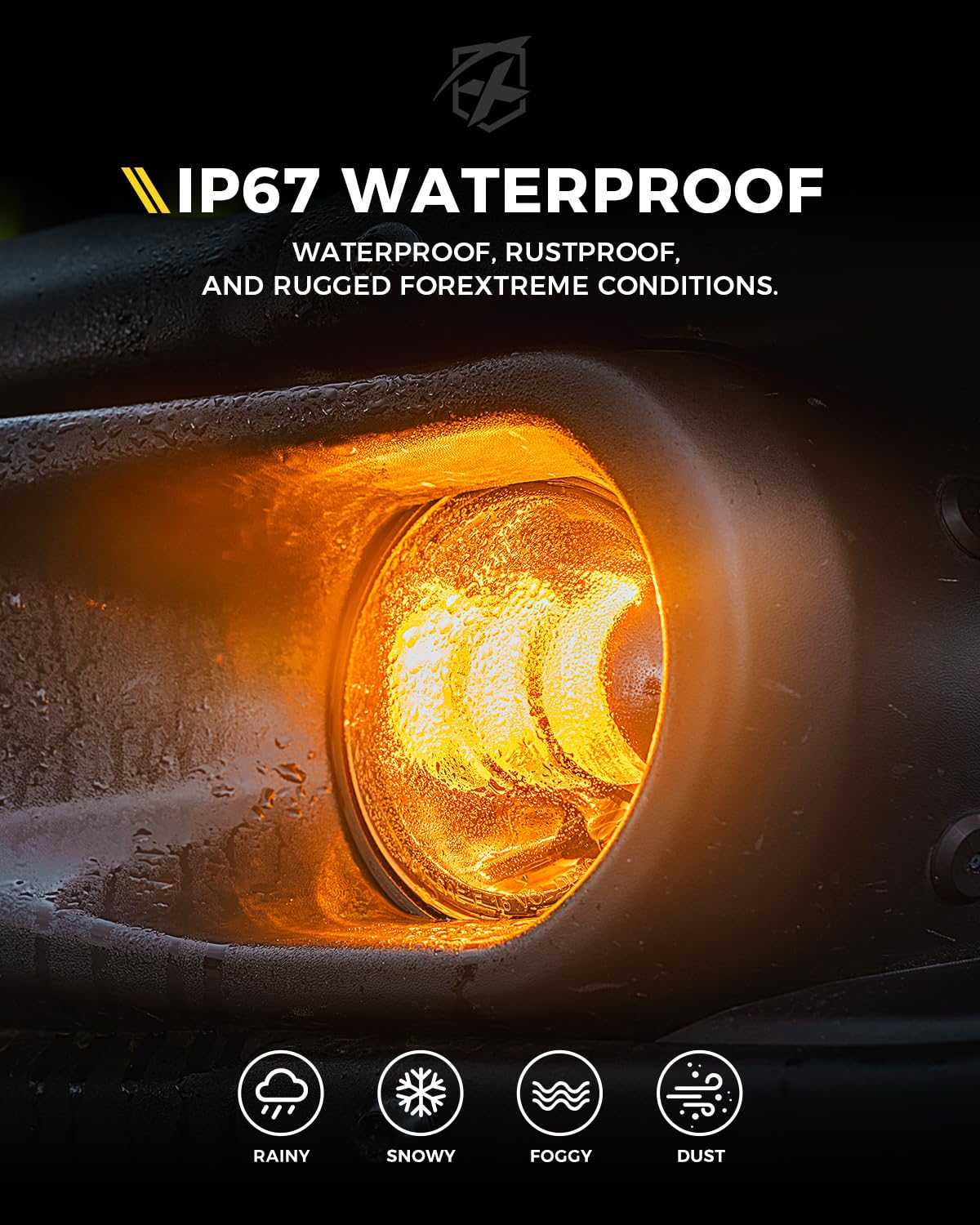 4" Jeep Fog Lights | III Series