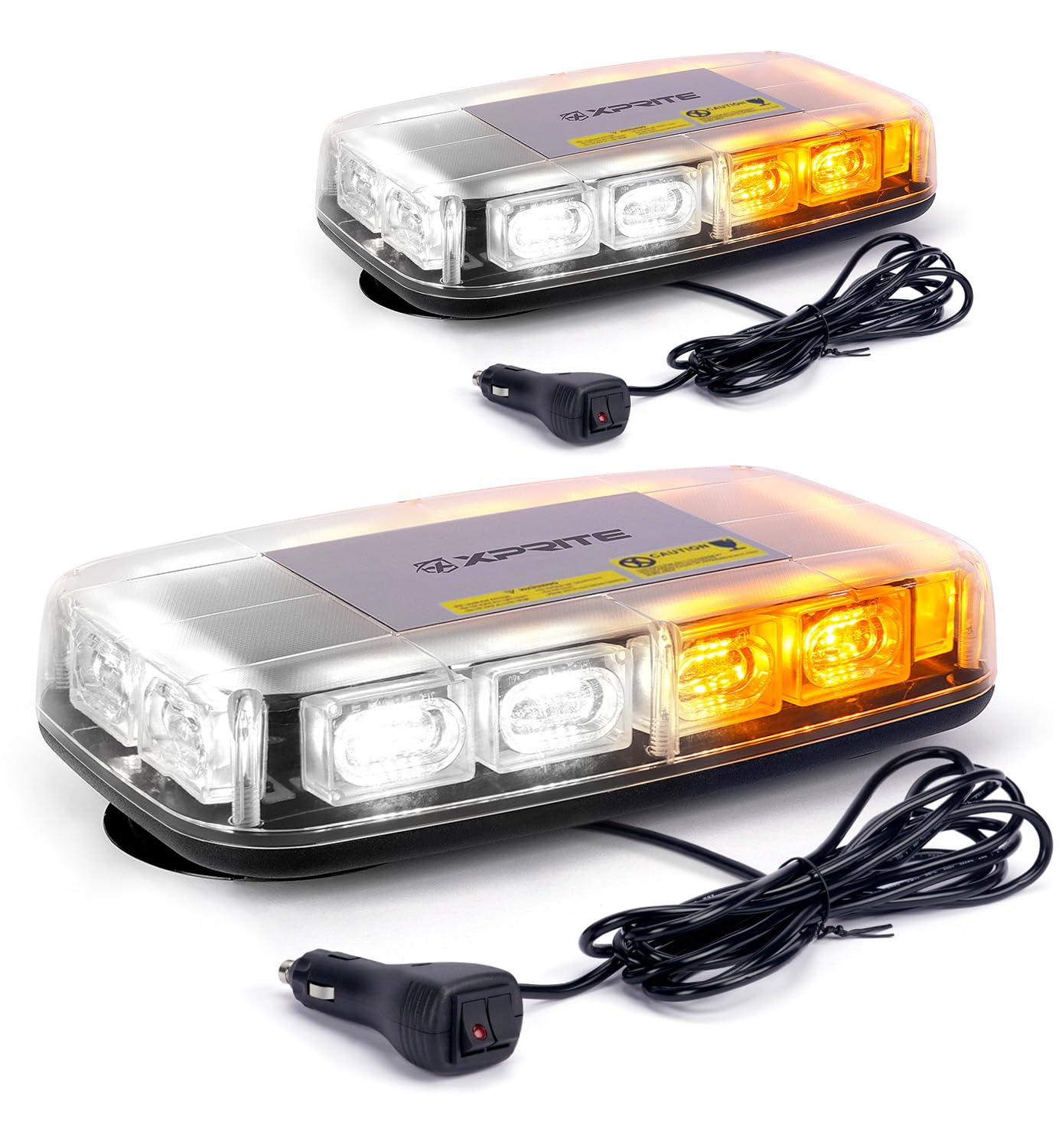 2PCS Upgraded 12" 72LED Rooftop Mini Strobe Lights