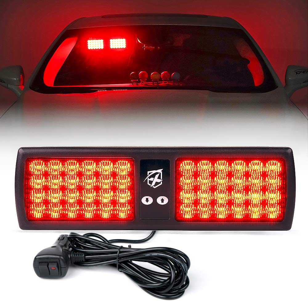 Windshield Visor 48 LED Strobe Lights | Decoy Series