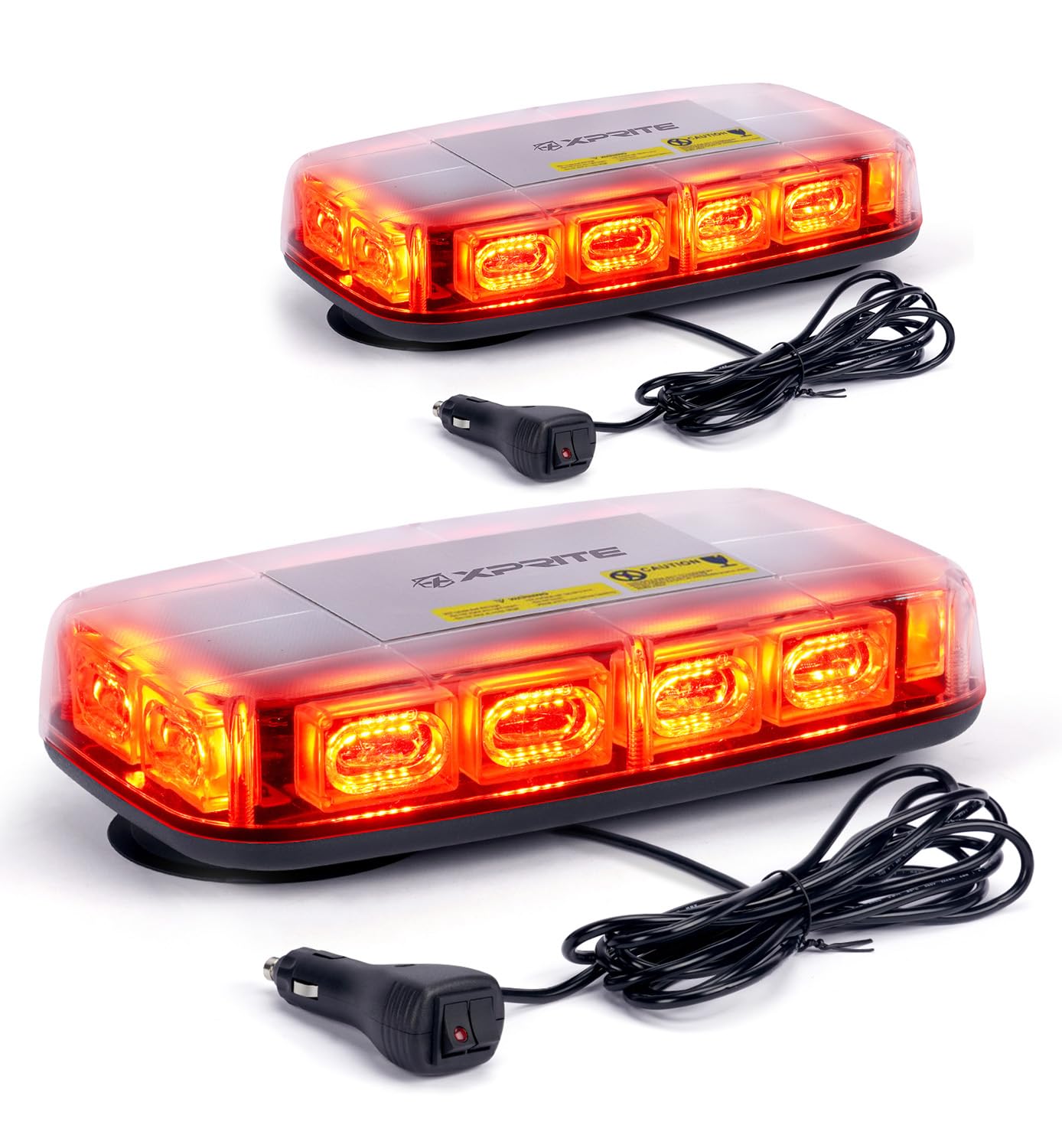 2PCS Upgraded 12" 72LED Rooftop Mini Strobe Lights