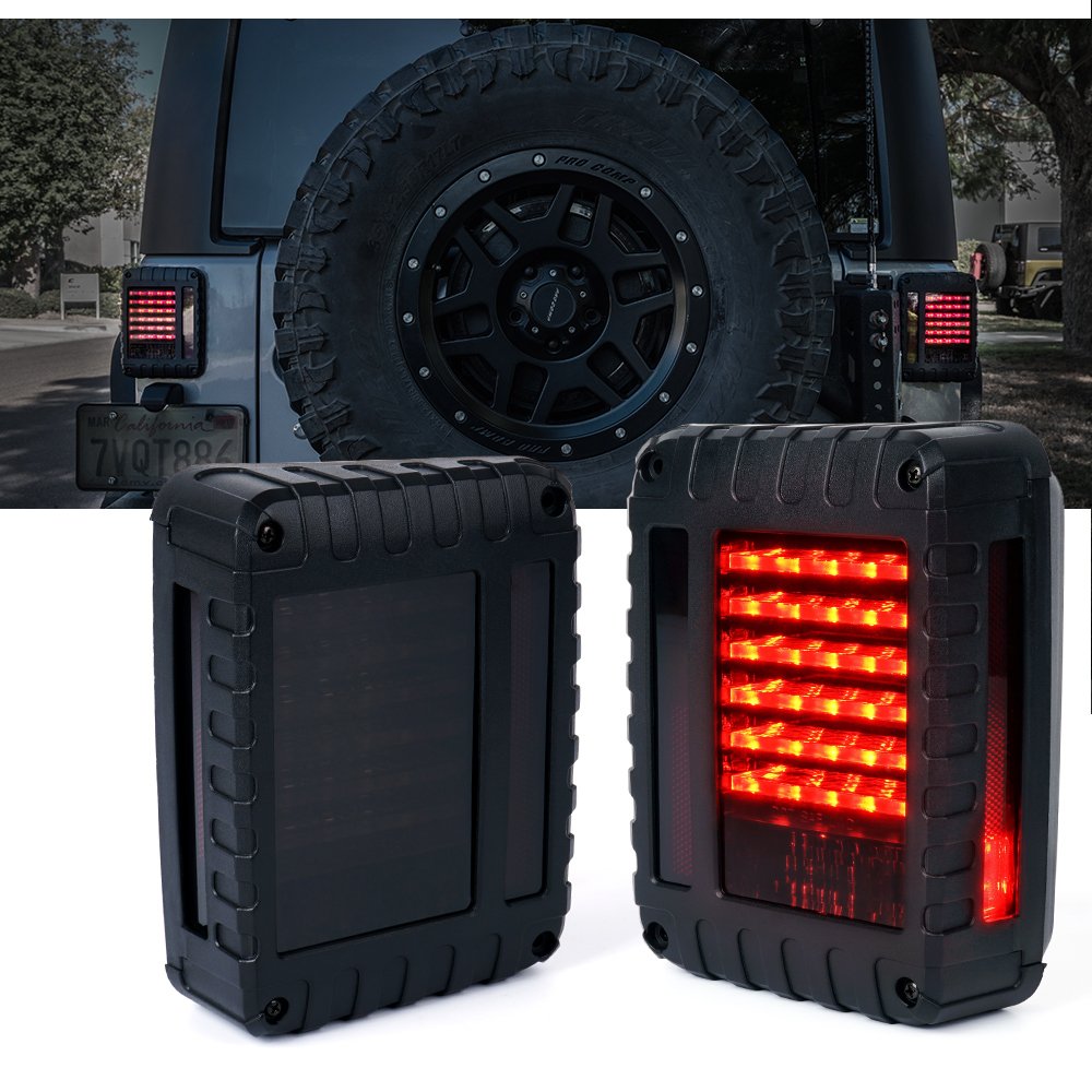 LED Tail Lights for Jeep Wrangler JK | Defender Series