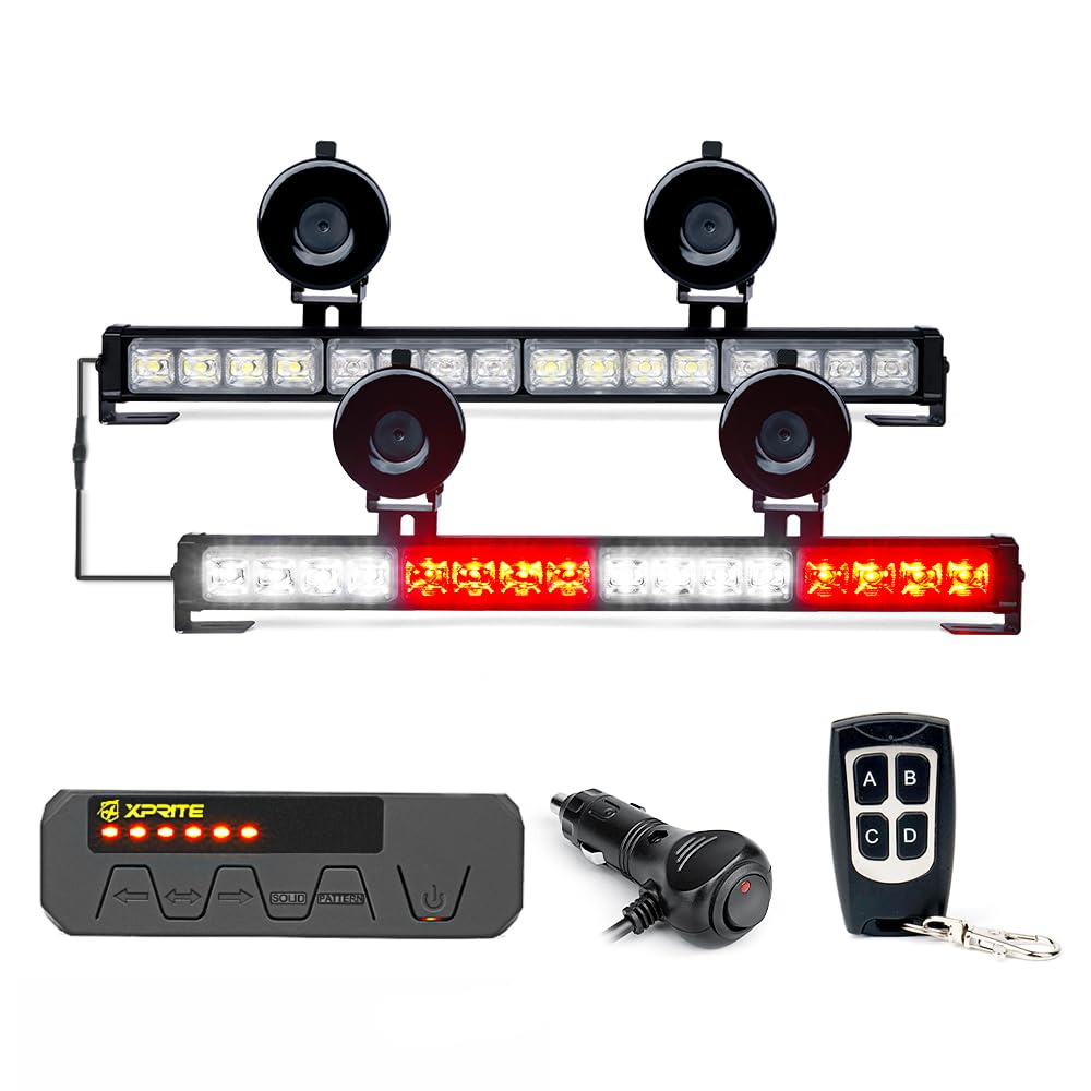 17" Dual LED Directional Traffic Advisor Light Bars | Contract G2 Series