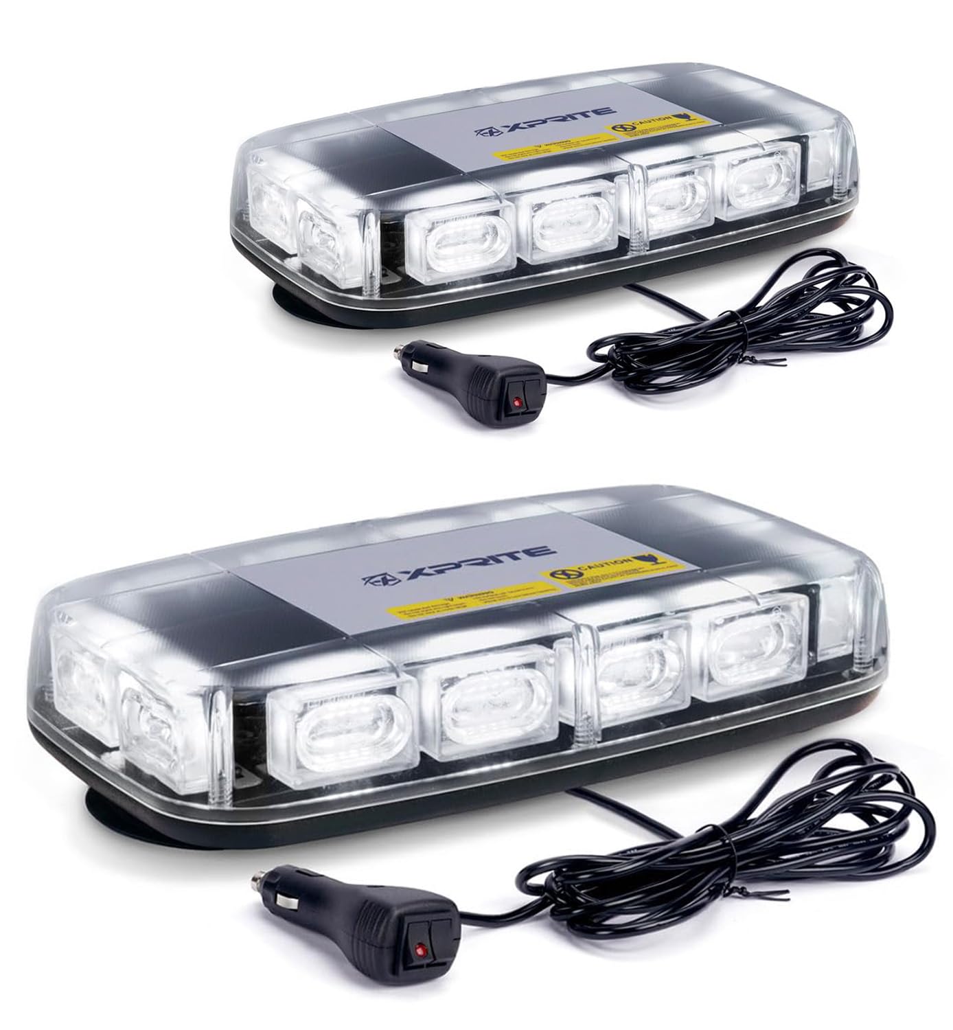 2PCS Upgraded 12" 72LED Rooftop Mini Strobe Lights