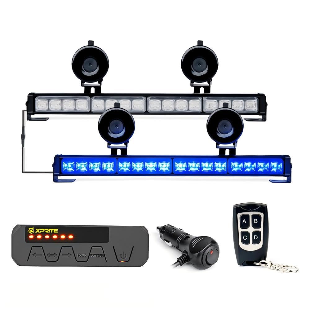 17" Dual LED Directional Traffic Advisor Light Bars | Contract G2 Series