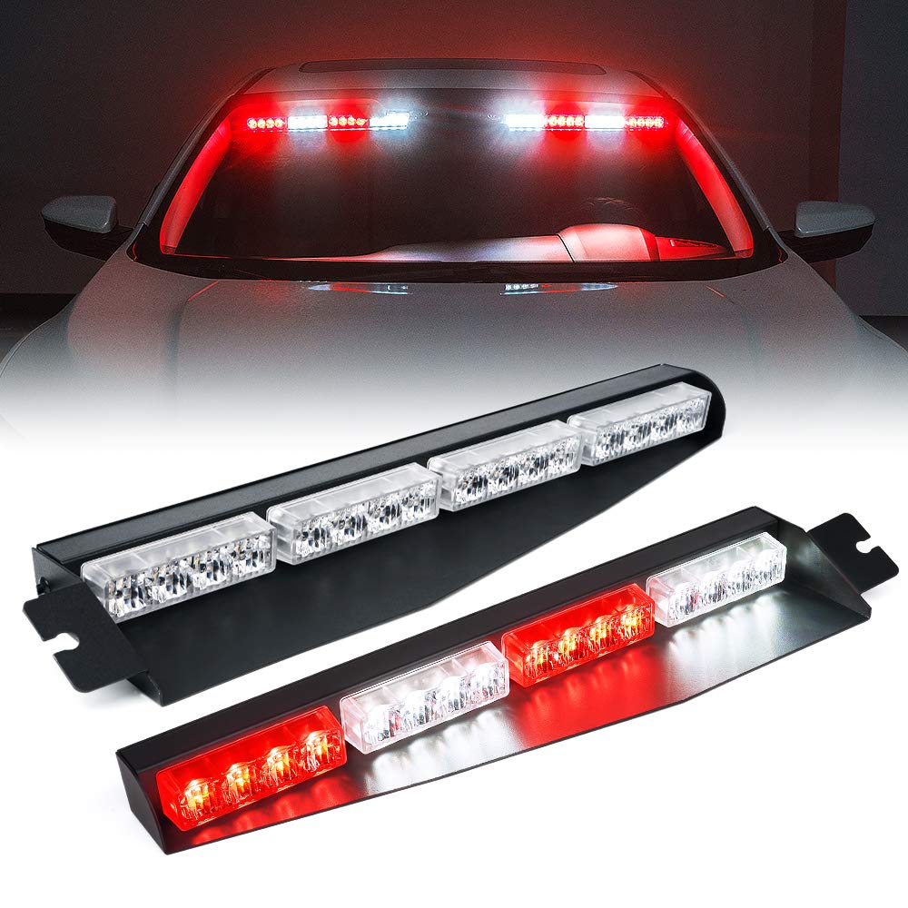 20" Dual LED Visor Windshield Strobe Lights | Elite Series