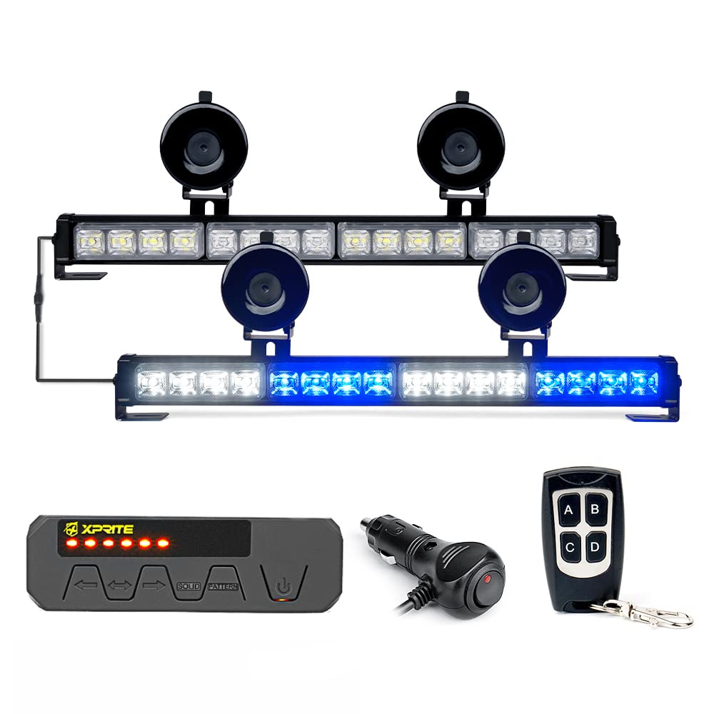 17" Dual LED Directional Traffic Advisor Light Bars | Contract G2 Series