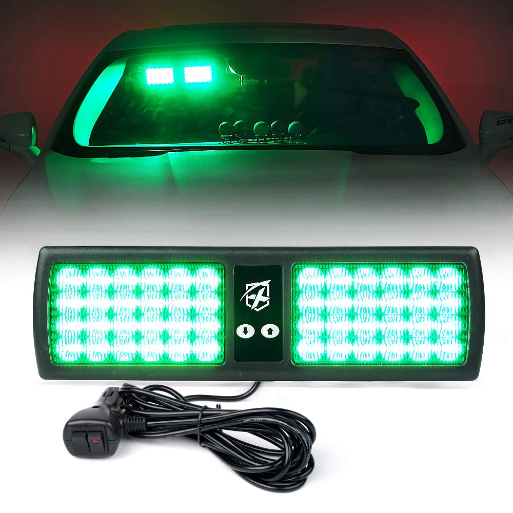 Windshield Visor 48 LED Strobe Lights | Decoy Series