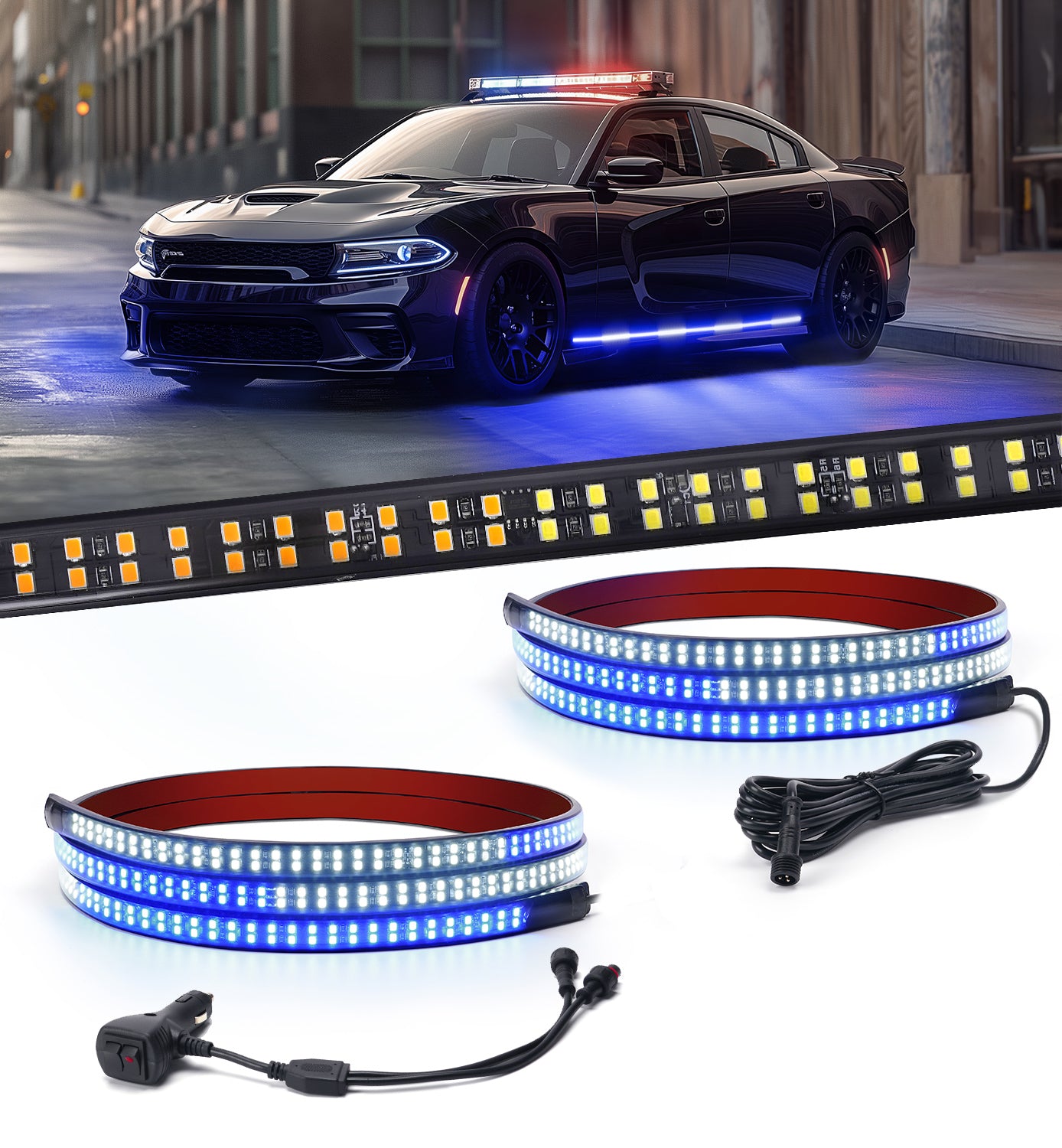 70" LED Emergency Strip Lights