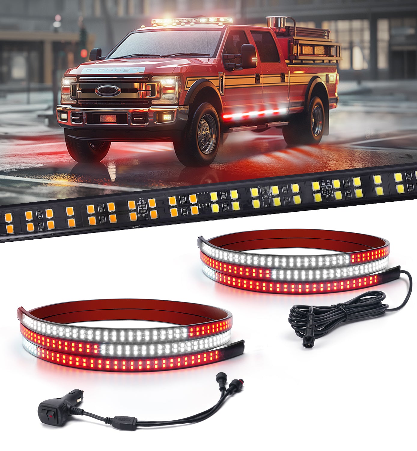 70" LED Emergency Strip Lights