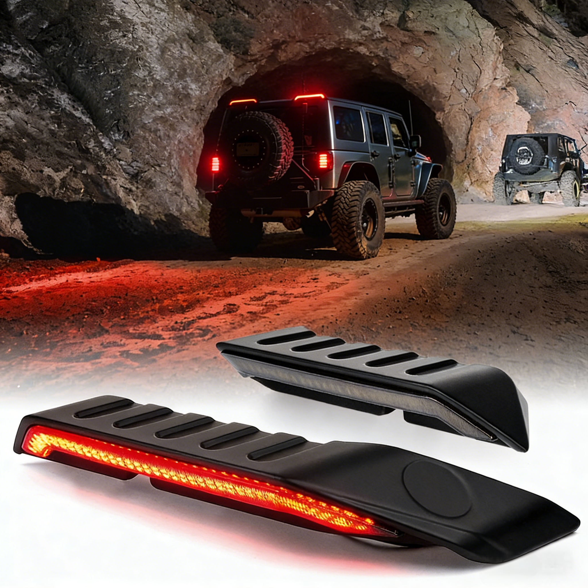 High Mount Jeep Brake Light for 07-18 Jeep Wrangler 4 Door