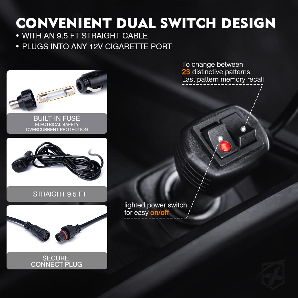 Dual LED Dash Light Bars | Unmarked Series