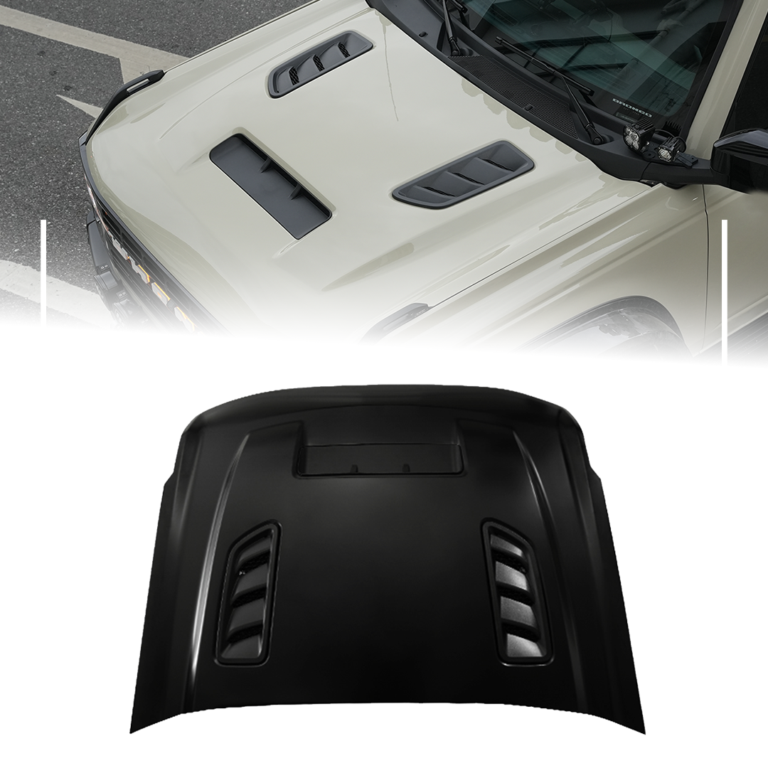ford bronco hood