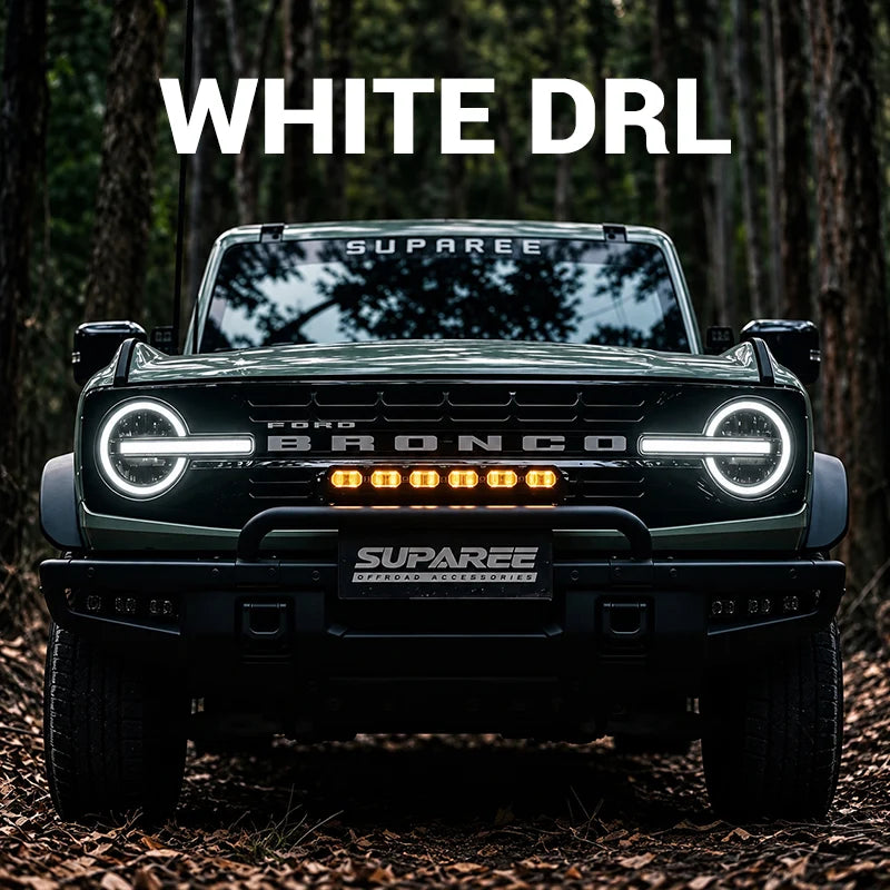 Raptor Style LED Headlights for 2021+ Ford Bronco All Version | DOT Approved