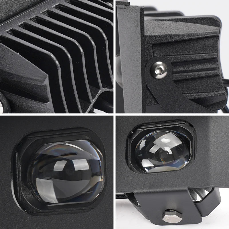 Ford Bronco Modular Bumper Fog Lights | Aluminum Material