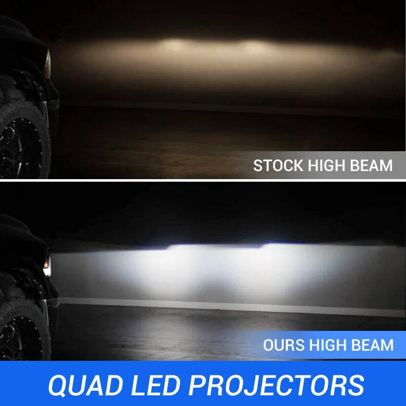 Full Quad LED Projector Headlights for 2014-2024 Toyota 4runner