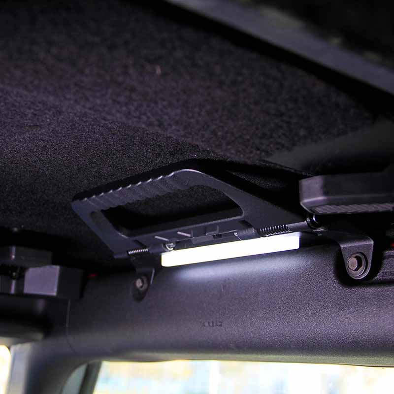 Ford Bronco Grab Handles With Lights (Alluminum Material)