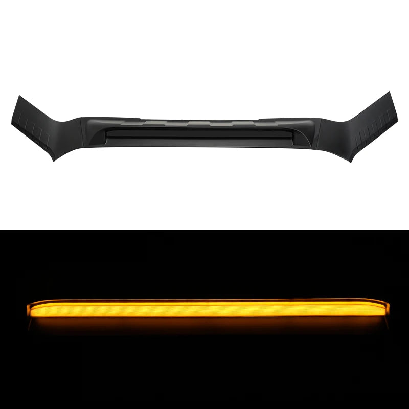 Hood Deflector with Turn Signal Lights for 2016-2023 Toyota Tacoma