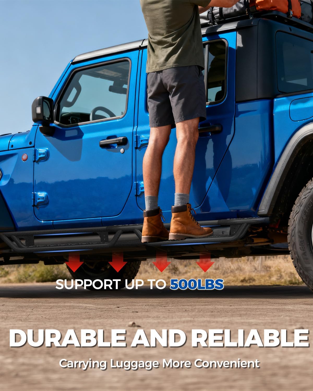 Jeep Running Boards Dual Steps for Gladiator JT 2020-2026