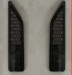 Replacement Side Air Vent with Pattern for Jeep Wrangler JL JK Series Hood | ZR1  (JP-0138K)
