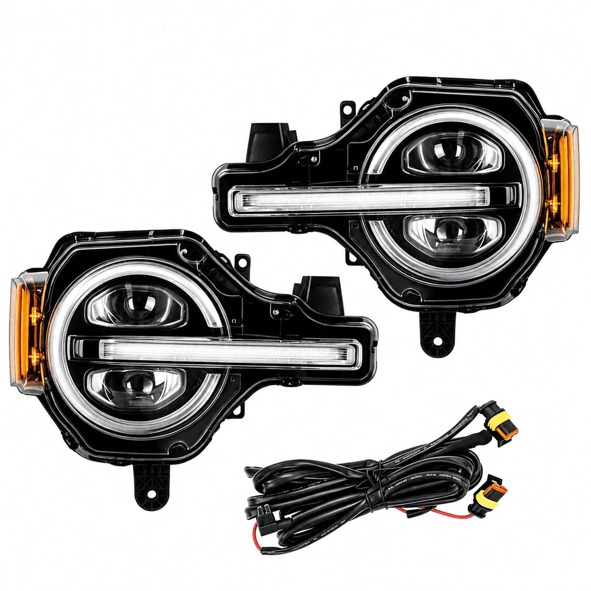 RGB LED Headlights Assembly for 2021-2026 Ford Bronco