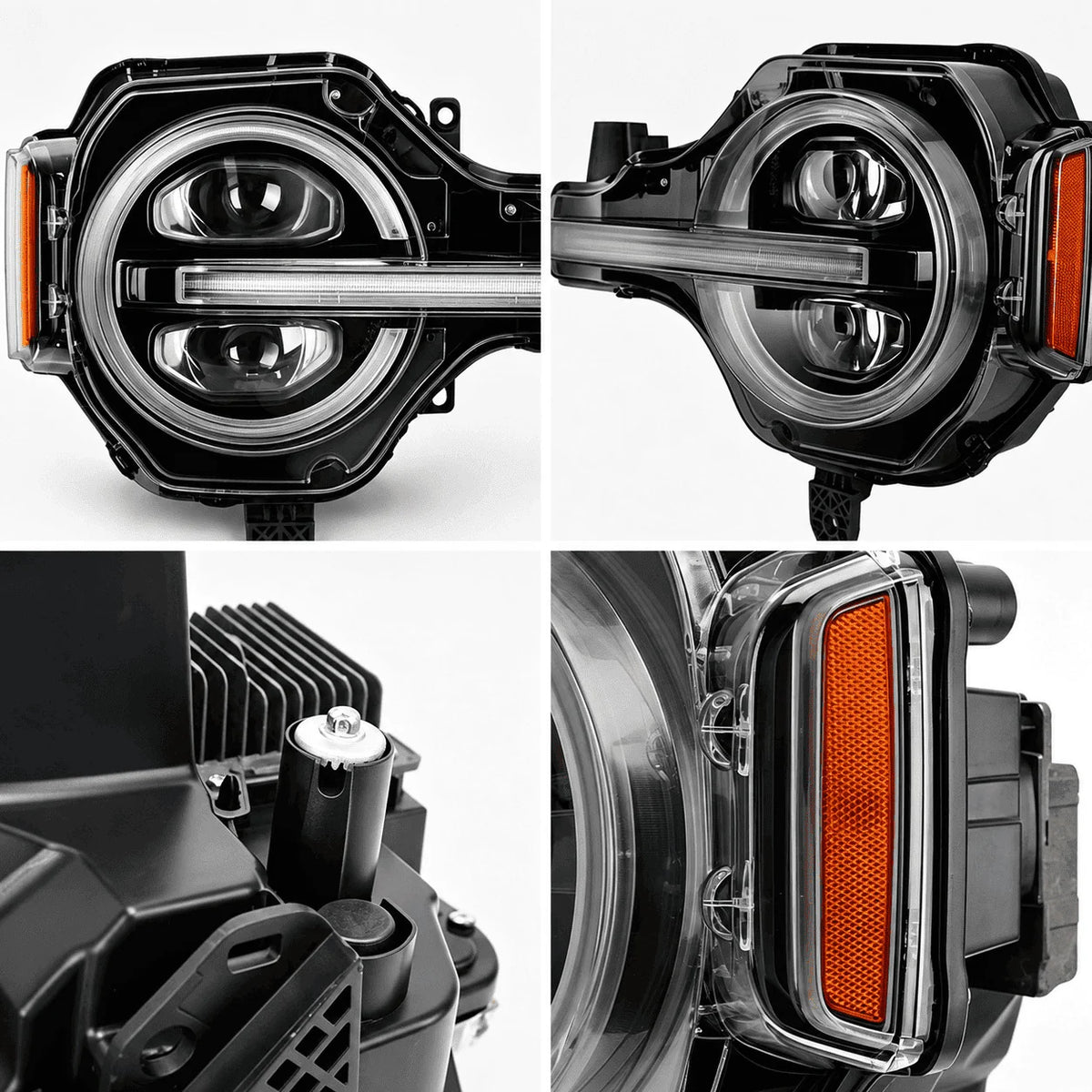 RGB LED Headlights Assembly for 2021-2026 Ford Bronco