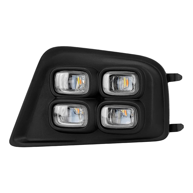 4 Eyes Style LED Fog Lights with Amber Turn Signal Lights for 2012-2015 Toyota Tacoma