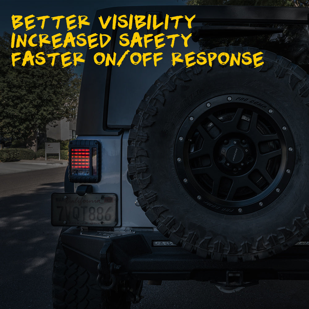 LED Taillights For Jeep JK Upgrade